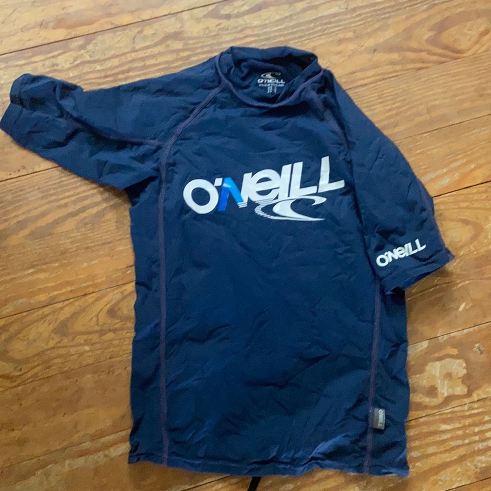 O’Neil 50+ uv block Rash guard navy size 12